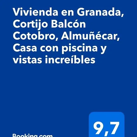 Vivienda En Granada, Cortijo Balcon Cotobro, Almunecar, Casa Con Piscina Y Vistas Increibles Dom wakacyjny Grenada